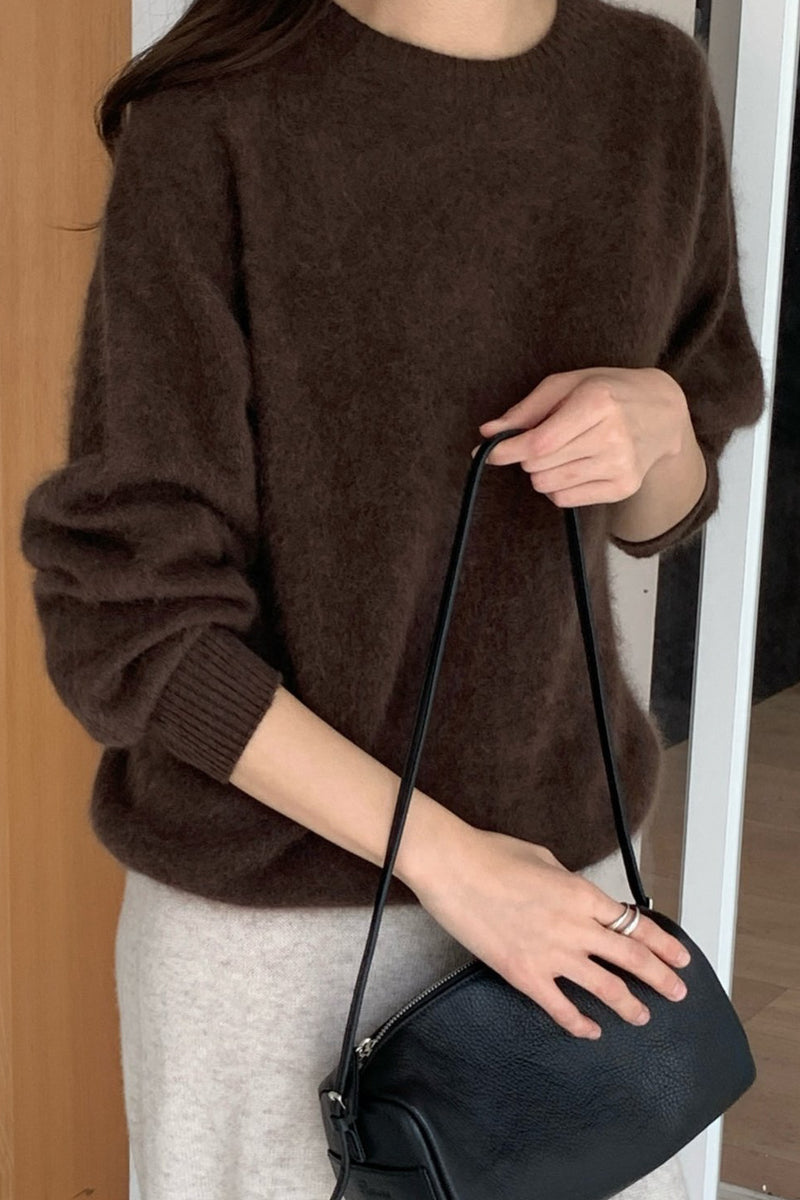 Hairy Wool-Cash Knit