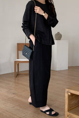 Luxe Linen Sheer Tee