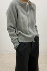Hatch Zipper Cardigan