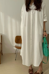 Maxi Shirt Dress