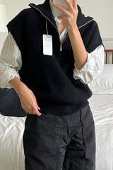 Wool Half Vest