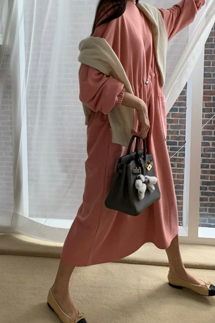 String Terry Dress