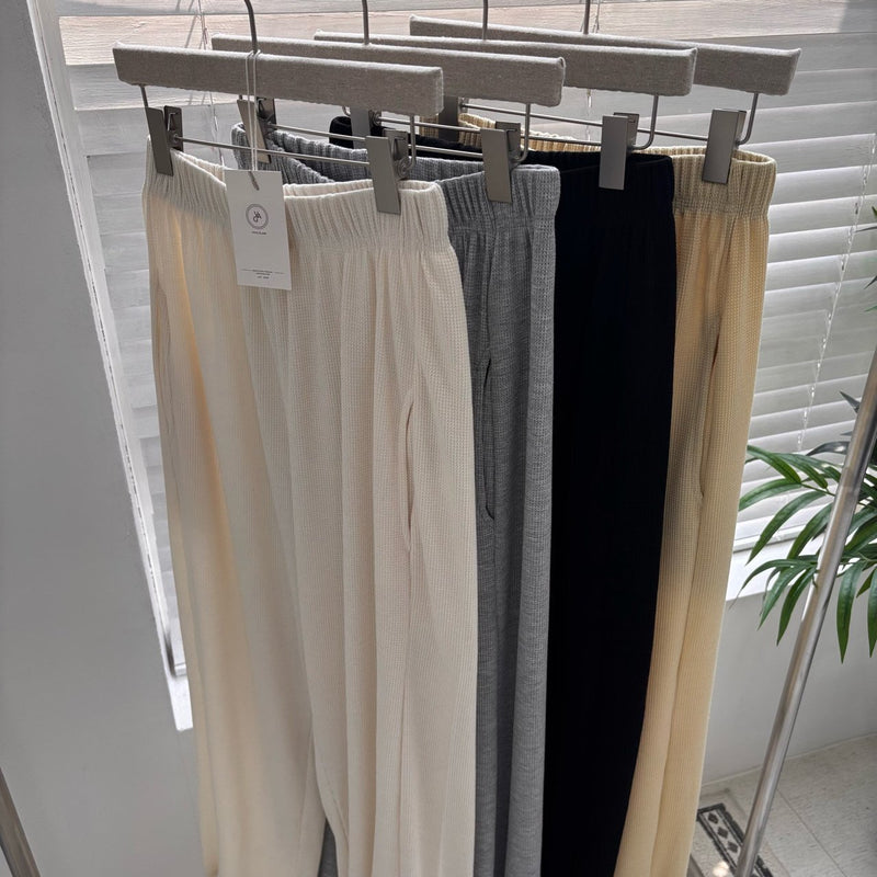 Waffle Jogger Pants