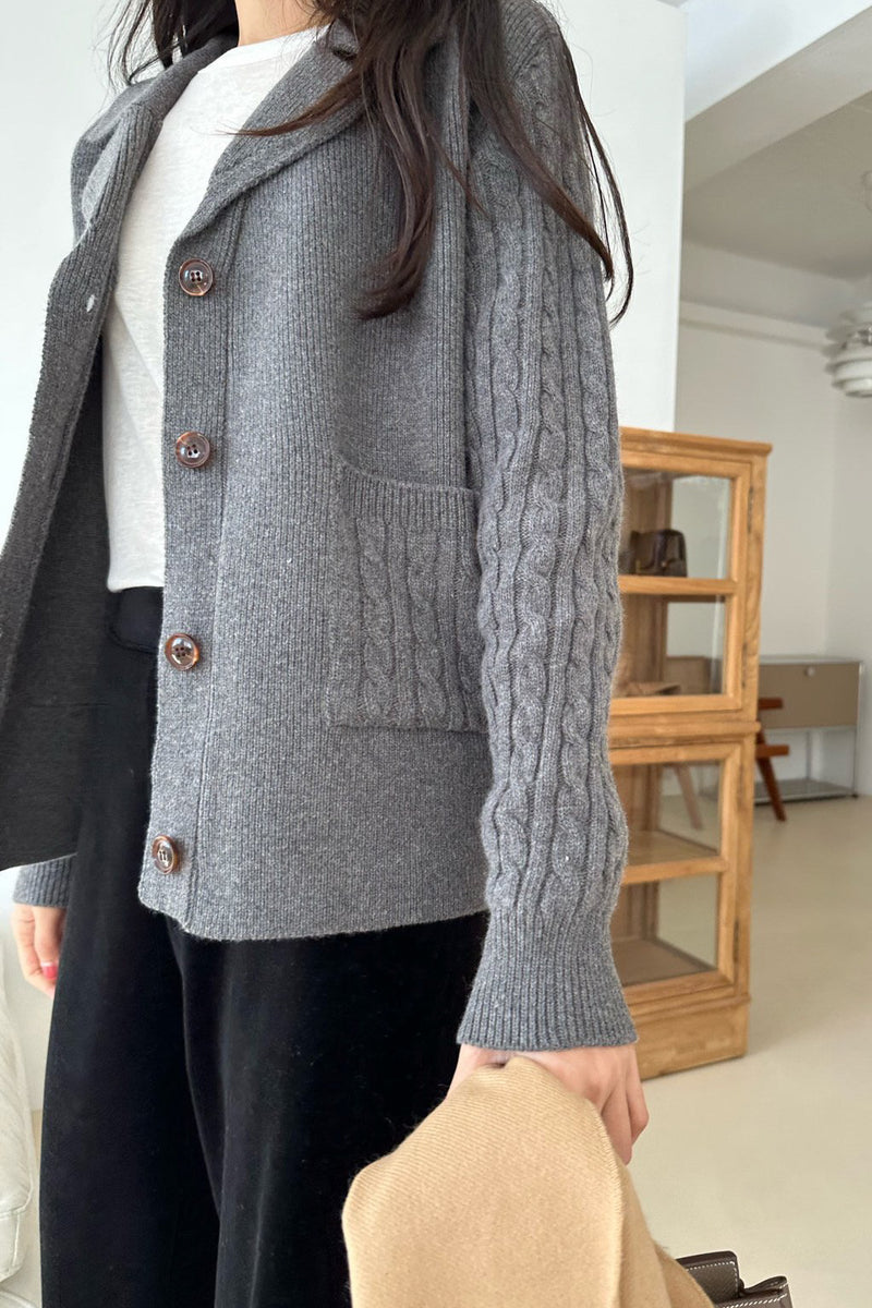 Sleeve Fisher Cardigan