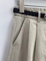 Braided Belt Shorts (Belt Included)