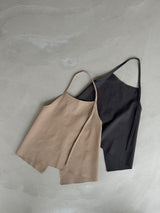Apron Suede Top