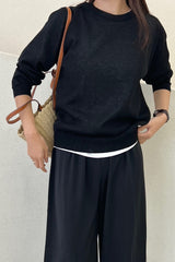 Summer Linen Basic Knit
