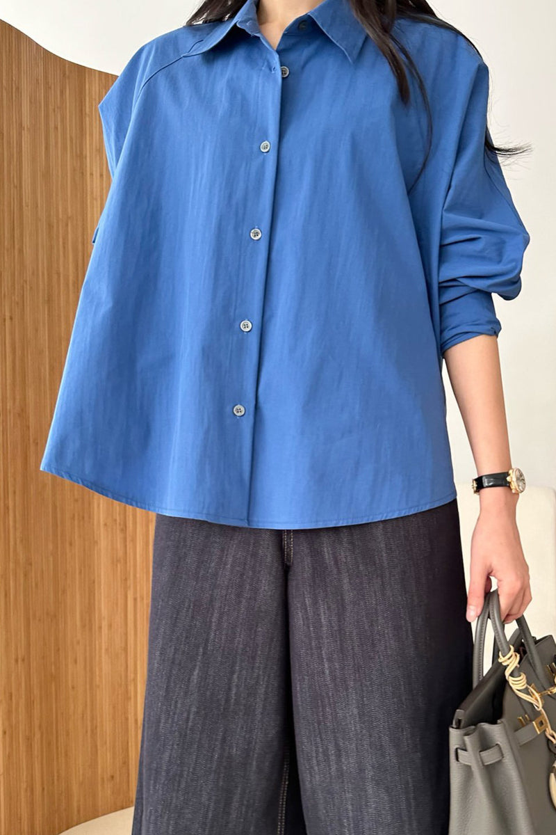 Cuff Round Shirt