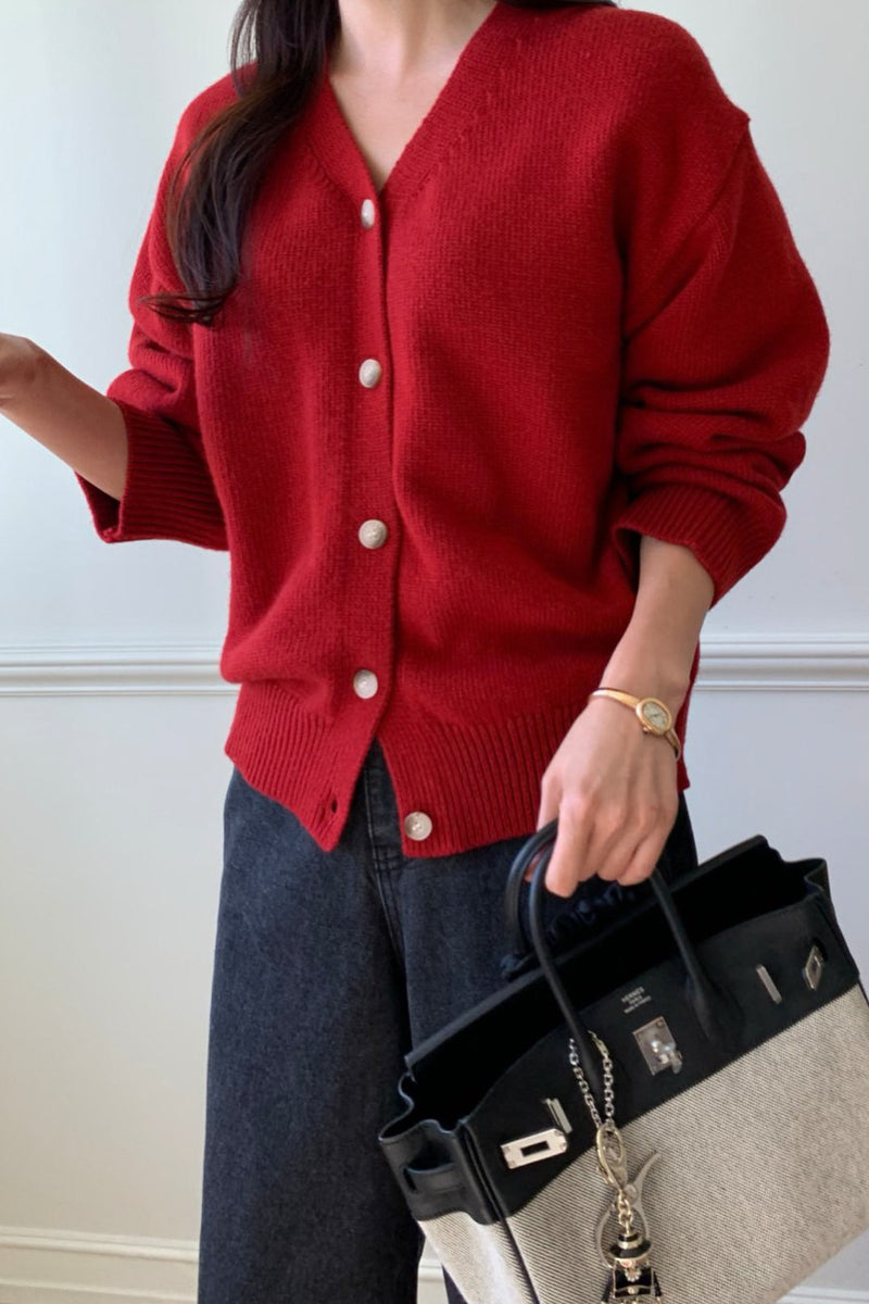 Modern Button Cardigan