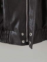 Leather Bomber Jacket