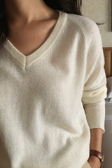 Cashmere V-neck Knit