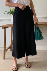 Tencel Wide Banded Pants