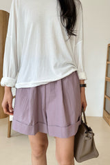 Roll Up Banded Shorts