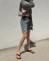 M085 Minimal Leather Flip Flop