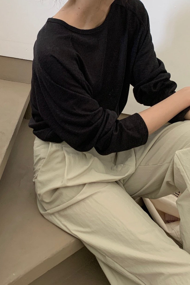 Linen Loose Tee