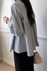 Effortless Volume Sleeve Blouse