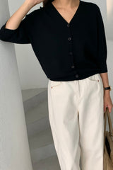Soft V Neck Cardigan