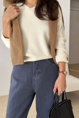 Basic V Neck Knit