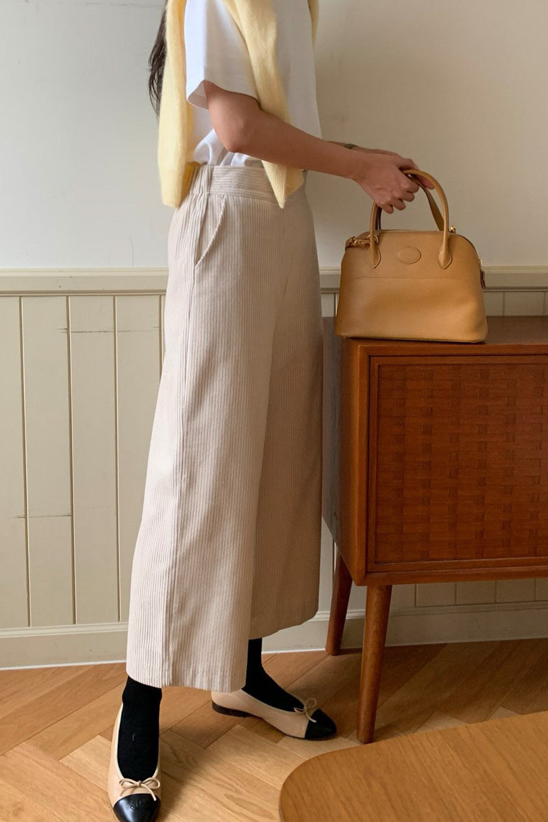 Winter Texture Wide Pants