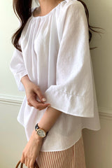 Wide Sleeve Blouse