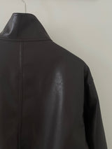 Leather Bomber Jacket