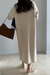 Wool Half Turtleneck Dress