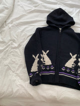 Rabbit Zip-up Hoodie