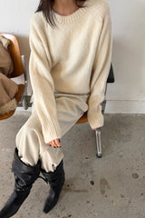 Winter Bloom Round Sweater