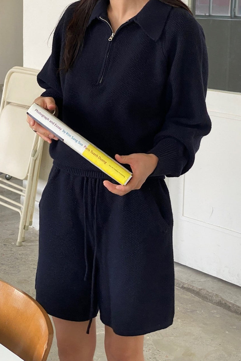 Zip Up Knit Set (also sold separately)