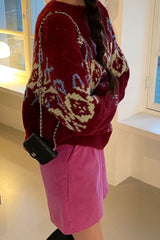 Jacquard Wool Sweater