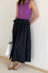 Ruffle Long Skirt