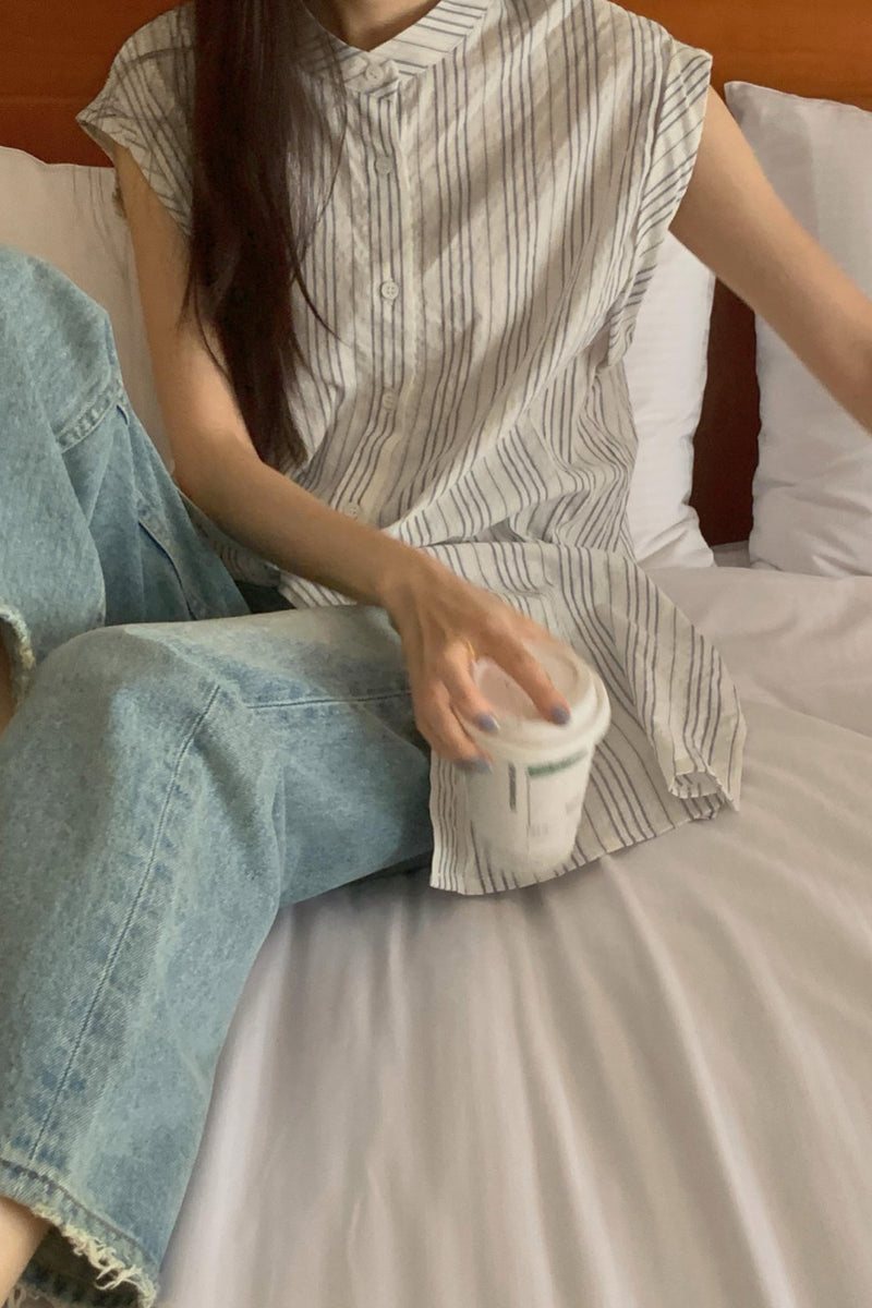 Stella Stripe Long Shirt