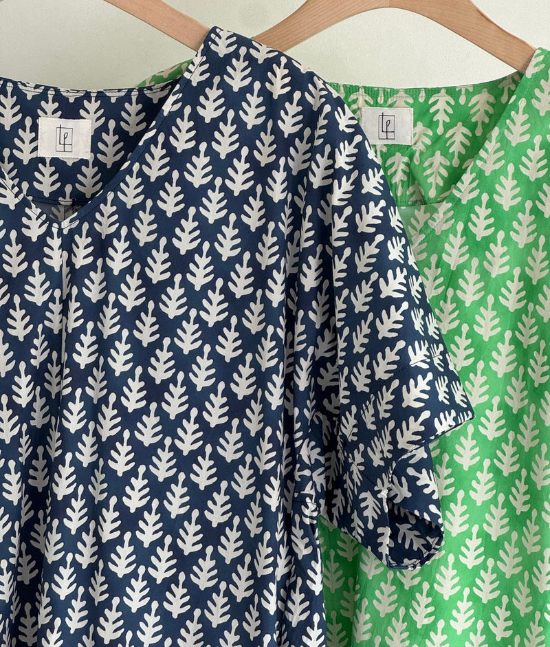 Leafy Yarn Dye Dress