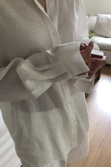 Overfit Linen Shirt