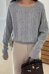 Square Cable Knit