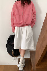 Gingham Windbreaker