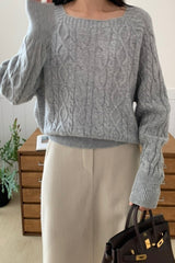 Square Cable Knit