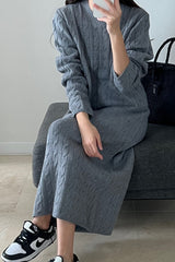 Cable Knit Skirt Set