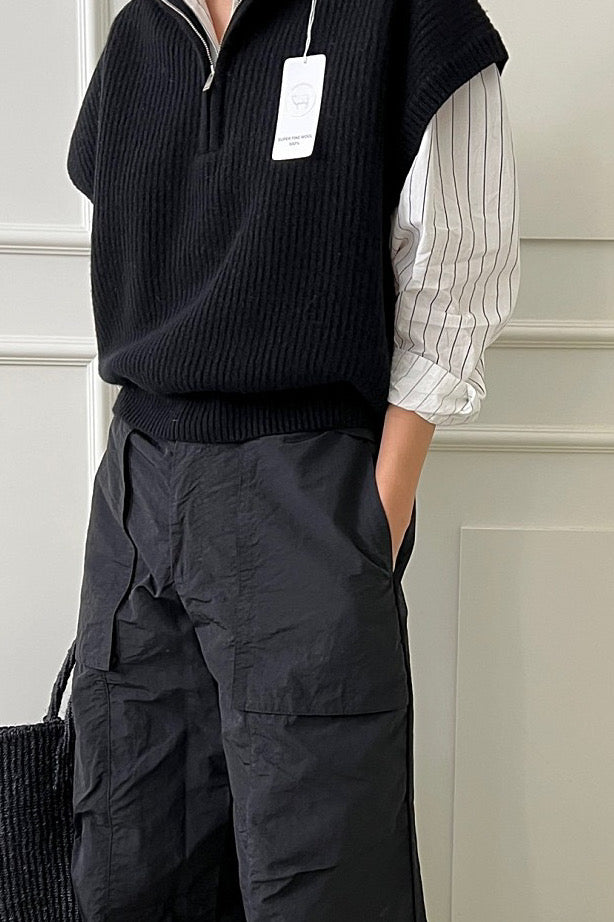 Wool Half Vest