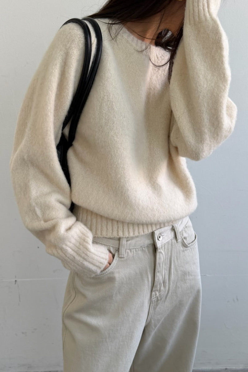 Winter Bloom Round Sweater