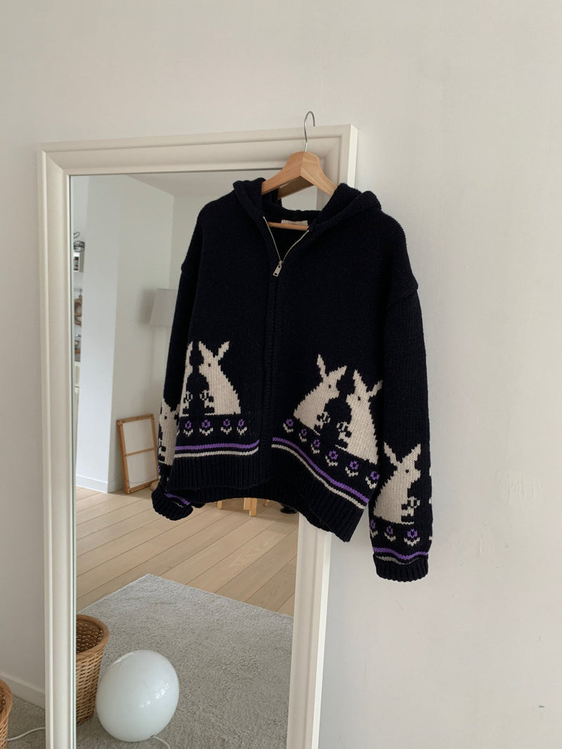 Rabbit Zip-up Hoodie