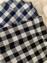 Big Gingham Blouse