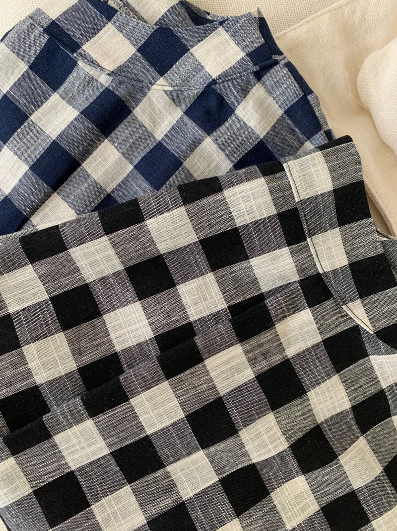 Big Gingham Blouse
