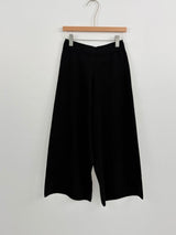 Crop Knit Wide Pant