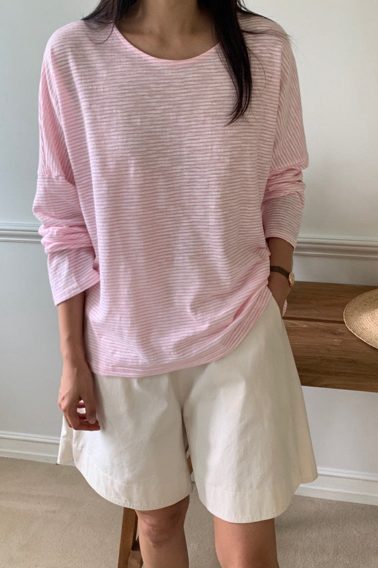 James Stripe Loose Tee