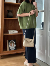 Cashmere Short Slv Knit