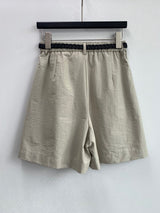 Braided Belt Shorts (Belt Included)