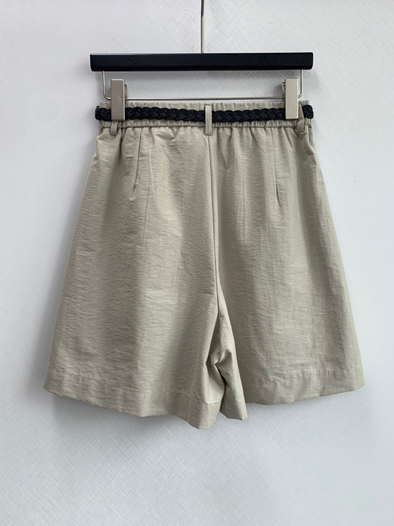Braided Belt Shorts (Belt Included)