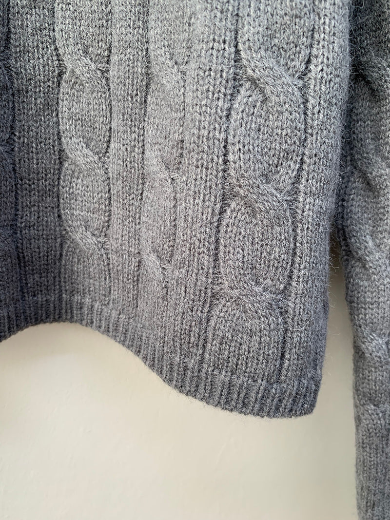 Cable Knit Skirt Set