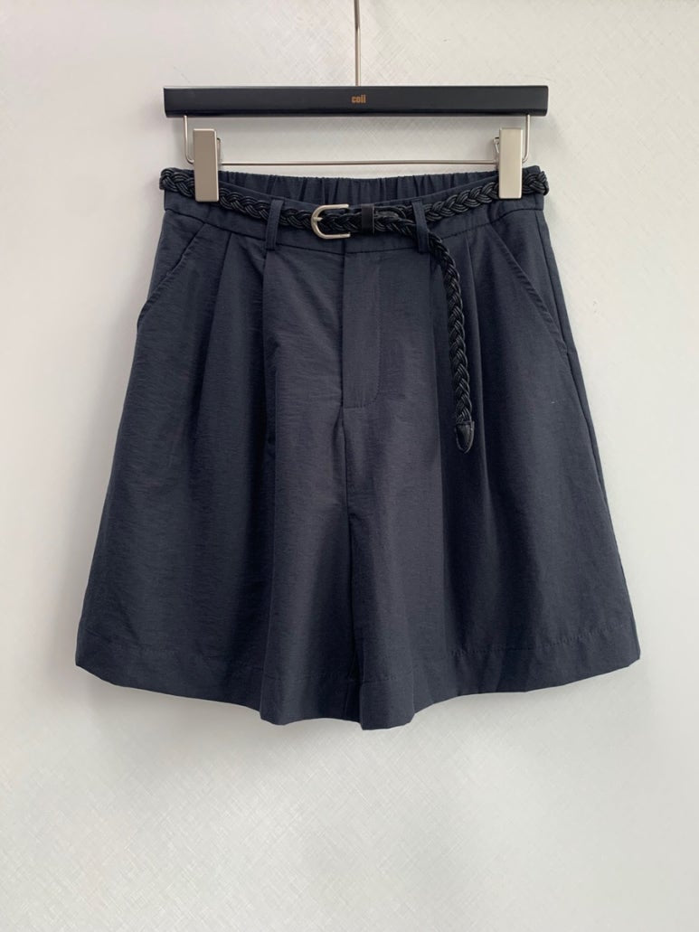Braided Belt Shorts (Belt Included)